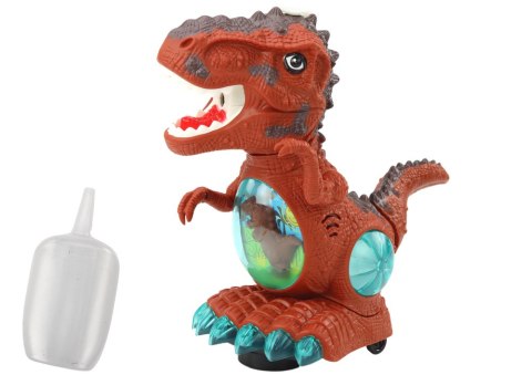 Dinozaur Tańczący Czujnik Przeszkód Światła Dźwięki Brązowy Dinozaur Tańczący Czujnik Przeszkód Światła Dźwięki Brązowy