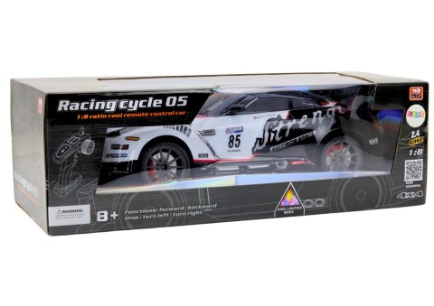 Duże Auto Sportowe Zdalnie Sterowane RC 1:8 Światła Dźwięki Duże Auto Sportowe Zdalnie Sterowane RC 1:8 Światła Dźwięki