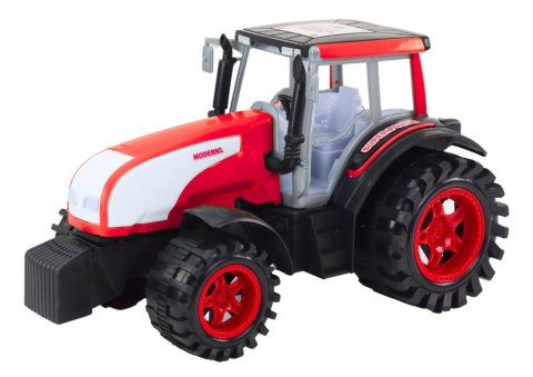 Duży Traktor Farmerski Rolniczy Napęd Czerwony Duży Traktor Farmerski Rolniczy Napęd Czerwony