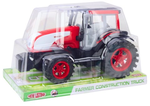 Duży Traktor Farmerski Rolniczy Napęd Czerwony Duży Traktor Farmerski Rolniczy Napęd Czerwony
