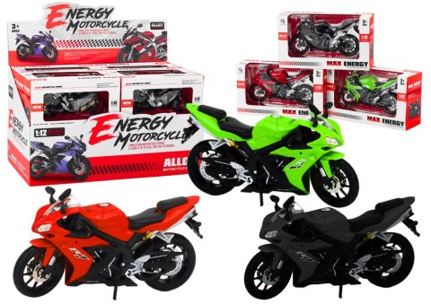 Motocykl Motor Sportowy 1:12 Figurka Model Kolekcjonerski Ścigacz Mix Motocykl Motor Sportowy 1:12 Figurka Model Kolekcjonerski Ścigacz Mix