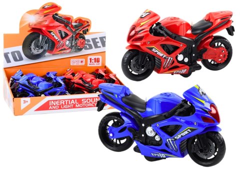 Motocykl Sportowy Napęd Frykcyjny Światło i Dźwięk 2 Kolory Motocykl Sportowy Napęd Frykcyjny Światło i Dźwięk 2 Kolory