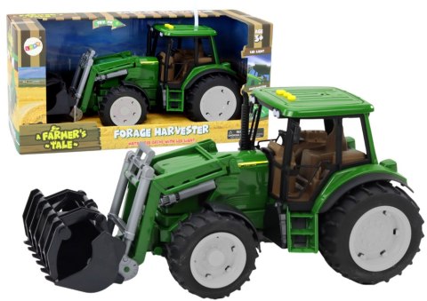 Traktor Rolniczy Koparka Duży Zielony Światła Dźwięki Traktor Rolniczy Koparka Duży Zielony Światła Dźwięki
