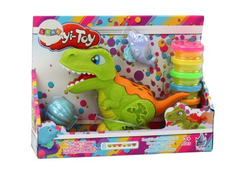 Zestaw Ciastoliny Dinozaur 6 Kolorów Formy Delfinek Muszelka Zestaw Ciastoliny Dinozaur 6 Kolorów Formy Delfinek Muszelka