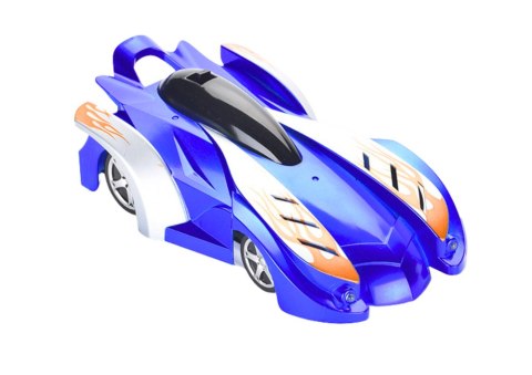 Autko Sportowe Auto Jeżdżące Po Ścianach Suficie Na Laser Niebieskie Autko Sportowe Auto Jeżdżące Po Ścianach Suficie Na Laser Niebieskie