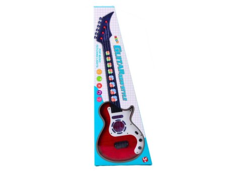 Gitara Elektryczna Dla Dzieci Światła Melodie Czerwona Gitara Elektryczna Dla Dzieci Światła Melodie Czerwona