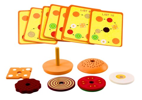Hamburger Drewniany 8 El Karty Z Przepisami 10 Szt Hamburger Drewniany 8 El Karty Z Przepisami 10 Szt