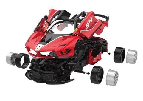 Klocki Konstrukcyjne Auto Rastar 1:18 Ferrari FXXK EVO Czerwone 88 Elementów Klocki Konstrukcyjne Auto Rastar 1:18 Ferrari FXXK EVO Czerwone 88 Elementów