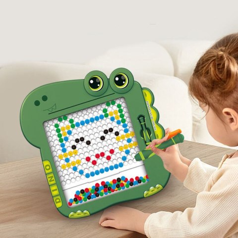 Stolik Tablica Magnetyczna Edukacyjna Dinozaur Pad Układanka Zielona Stolik Tablica Magnetyczna Edukacyjna Dinozaur Pad Układanka Zielona