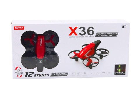 Zdalnie Sterowany Dron RC X36 SYMA Czerwony Zdalnie Sterowany Dron RC X36 SYMA Czerwony