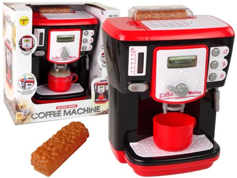 Zabawkowy Ekspres Do Kawy Automat Na Baterie Dźwięki Czarny Zabawkowy Ekspres Do Kawy Automat Na Baterie Dźwięki Czarny