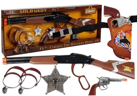 Zestaw Kowboja Kowbojski Pistolet + Akcesoria Zestaw Kowboja Kowbojski Pistolet + Akcesoria