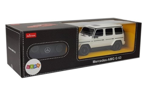 Auto Mercedes AMG G63 Zdalnie Sterowany R/C 1:24 Biały 2.4 G Auto Mercedes AMG G63 Zdalnie Sterowany R/C 1:24 Biały 2.4 G