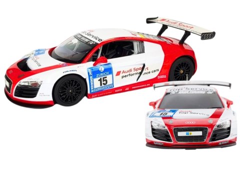 Auto RC 1:18 Audi R8 LMS biały Auto RC 1:18 Audi R8 LMS biały