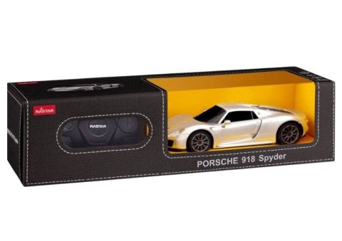 Auto RC 1:24 Porsche 918 srebrne Auto RC 1:24 Porsche 918 srebrne
