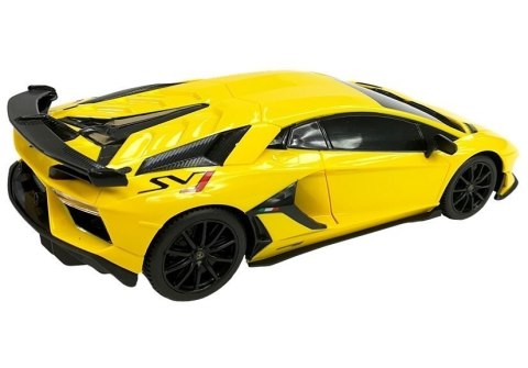 Auto R/C Lamborghini Aventador Rastar 1:24 Żółty Auto R/C Lamborghini Aventador Rastar 1:24 Żółty
