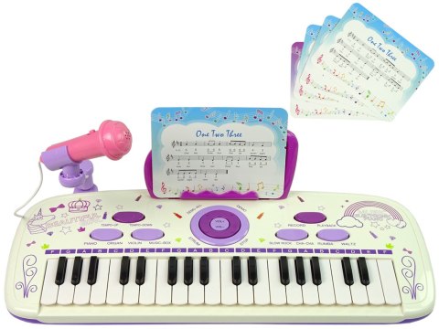 Elektryczne Pianino Keyboard Dla Dzieci Różowy Nuty USB Elektryczne Pianino Keyboard Dla Dzieci Różowy Nuty USB