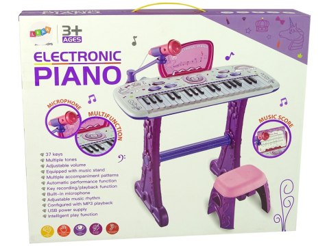 Elektryczne Pianino Keyboard Dla Dzieci Różowy Nuty USB Elektryczne Pianino Keyboard Dla Dzieci Różowy Nuty USB
