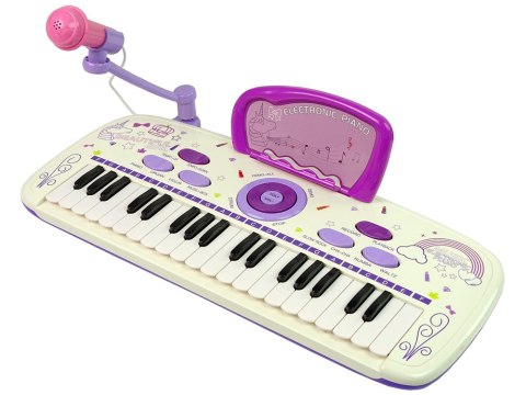 Elektryczne Pianino Keyboard Dla Dzieci Różowy Nuty USB Elektryczne Pianino Keyboard Dla Dzieci Różowy Nuty USB