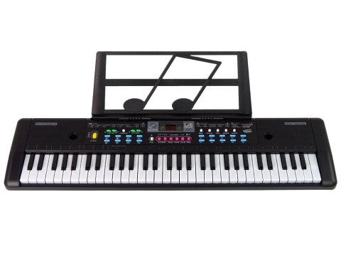 Keyboard MQ-6112 Mikrofon Uchwyt Na Nuty 61 Klawiszy Keyboard MQ-6112 Mikrofon Uchwyt Na Nuty 61 Klawiszy