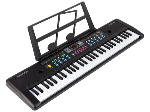 Keyboard MQ-6112 Mikrofon Uchwyt Na Nuty 61 Klawiszy Keyboard MQ-6112 Mikrofon Uchwyt Na Nuty 61 Klawiszy