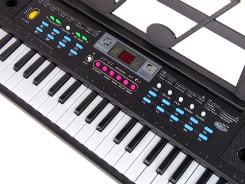 Keyboard MQ-6112 Mikrofon Uchwyt Na Nuty 61 Klawiszy Keyboard MQ-6112 Mikrofon Uchwyt Na Nuty 61 Klawiszy