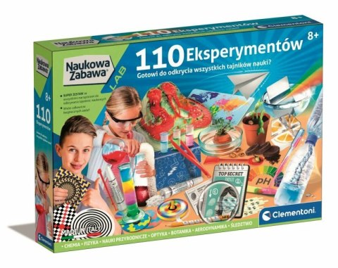 Naukowa Zabawa 110 Eksperymentów Clementoni 50720 Naukowa Zabawa 110 Eksperymentów Clementoni 50720