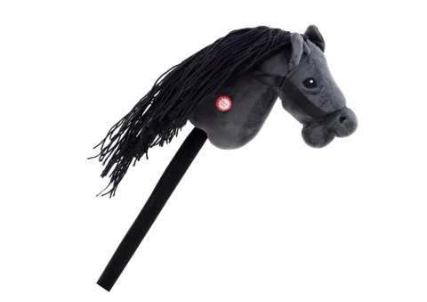 Pluszowa Głowa Konia Na Kiju Hobby Horse Koń Długowłosy Czarny Dźwięki Pluszowa Głowa Konia Na Kiju Hobby Horse Koń Długowłosy Czarny Dźwięki