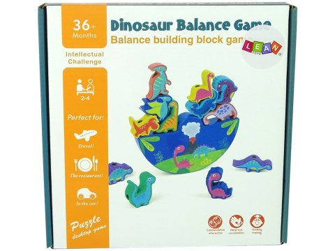Drewniana Gra Dinosaur Balance Game Dinozaury Zręcznościowa Drewniana Gra Dinosaur Balance Game Dinozaury Zręcznościowa