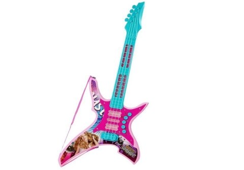 Gitara Elektryczna ze Światłami i Dźwiękami Różowa 62 cm Gitara Elektryczna ze Światłami i Dźwiękami Różowa 62 cm