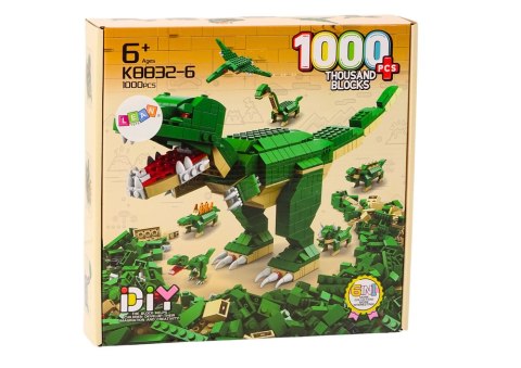 Klocki Konstrukcyjne Dinozaury 6w1 Zestaw DIY Dinozaur 1000 ele. Klocki Konstrukcyjne Dinozaury 6w1 Zestaw DIY Dinozaur 1000 ele.