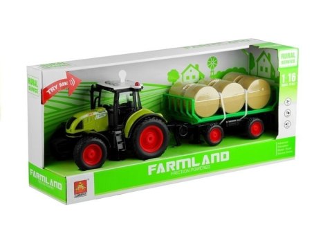 Traktor z Przyczepką z Sianem Świeci Gra 37,5 cm Traktor z Przyczepką z Sianem Świeci Gra 37,5 cm