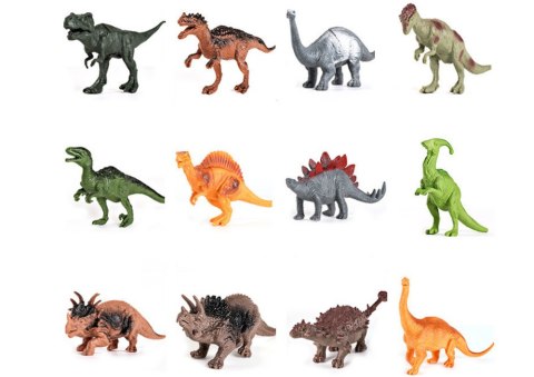 Figurki dinozaurów w walizce 46el Figurki dinozaurów w walizce 46el