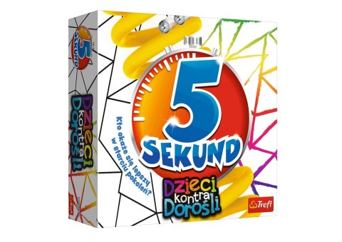 Gra Planszowa 5 Sekund Dzieci Kontra Dorośli Trefl 02120 Gra Planszowa 5 Sekund Dzieci Kontra Dorośli Trefl 02120