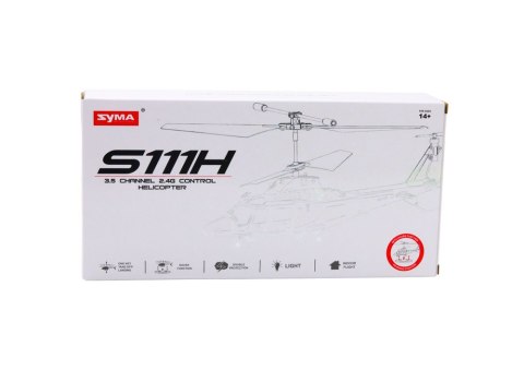 Helikopter Zdalnie Sterowany RC Żyroskop Syma S111H Czerwony Helikopter Zdalnie Sterowany RC Żyroskop Syma S111H Czerwony