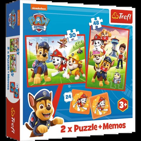 Puzzle + Memos 2w1 Psi Patrol Psia Ekipa W Akcji Trefl 93337 Puzzle + Memos 2w1 Psi Patrol Psia Ekipa W Akcji Trefl 93337