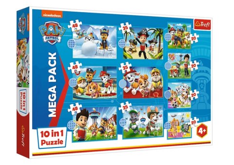 Puzzle Psi Patrol 10w1 Niezawodna druzyna Psiego Patrolu Trefl 96001 Puzzle Psi Patrol 10w1 Niezawodna druzyna Psiego Patrolu Trefl 96001