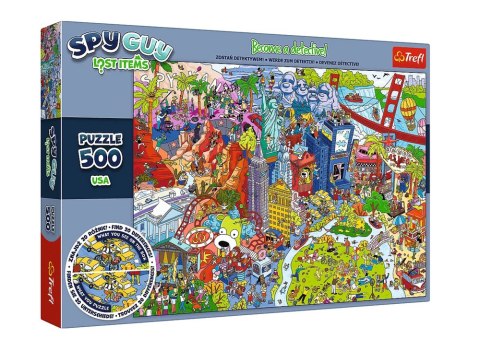 Puzzle Spy Guy Lost Items 500 el. USA Trefl 37480 Puzzle Spy Guy Lost Items 500 el. USA Trefl 37480