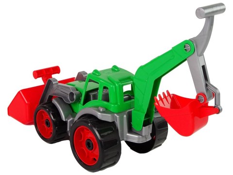 Traktor Koparka Łyżka Zielony 3671 Traktor Koparka Łyżka Zielony 3671