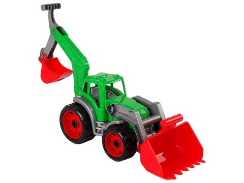 Traktor Koparka Łyżka Zielony 3671 Traktor Koparka Łyżka Zielony 3671