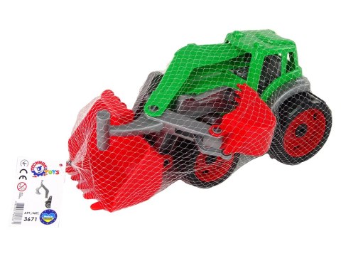 Traktor Koparka Łyżka Zielony 3671 Traktor Koparka Łyżka Zielony 3671