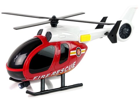 Zestaw Pojazdów Helikopter Auto Straż Pożarna Dźwięk Czerwone Zestaw Pojazdów Helikopter Auto Straż Pożarna Dźwięk Czerwone