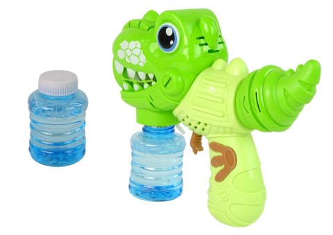 Maszyna do Robienia Baniek Mydlanych Pistolet Dinozaur Zielony Płyn Maszyna do Robienia Baniek Mydlanych Pistolet Dinozaur Zielony Płyn