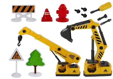 Pojazdy Budowlane Dźwięk Światła 1:12 DIY Betoniarka Dźwig Koparka Pojazdy Budowlane Dźwięk Światła 1:12 DIY Betoniarka Dźwig Koparka
