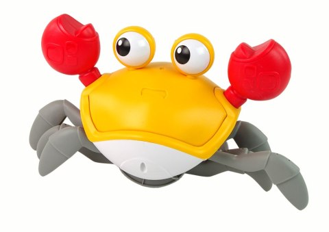 Poruszający się Krab Interaktywny Dźwięk Pomarańczowy Poruszający się Krab Interaktywny Dźwięk Pomarańczowy