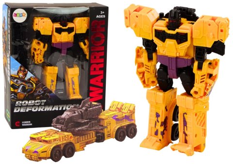 Robot-Czołg Z Bronią 2w1 Transformacja X-Warrior Żółty Robot-Czołg Z Bronią 2w1 Transformacja X-Warrior Żółty