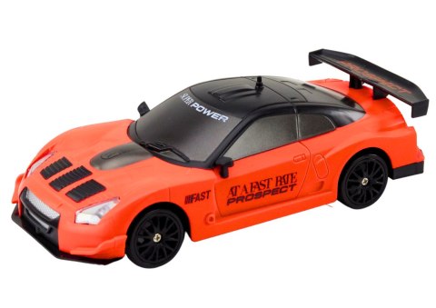 Autko Sportowe Zdalnie Sterowane R/C 1:24 Pomarańczowe Wymienne Koła Autko Sportowe Zdalnie Sterowane R/C 1:24 Pomarańczowe Wymienne Koła