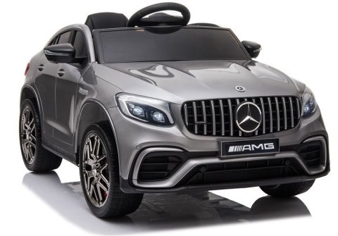 Auto na akumulator Mercedes GLC 63S QLS-5688 Srebrny Lakier 4x4 Auto na akumulator Mercedes GLC 63S QLS-5688 Srebrny Lakier 4x4