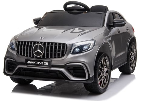 Auto na akumulator Mercedes GLC 63S QLS-5688 Srebrny Lakier 4x4 Auto na akumulator Mercedes GLC 63S QLS-5688 Srebrny Lakier 4x4