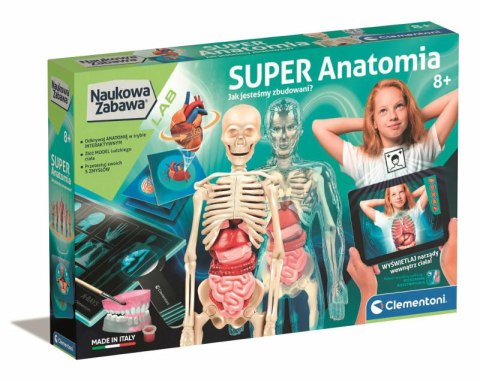 Naukowa Zabawa Super Anatomia Clementoni 50919 Naukowa Zabawa Super Anatomia Clementoni 50919